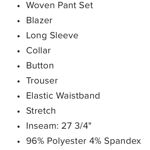 NWT Pant Set - Picture 3 of 3